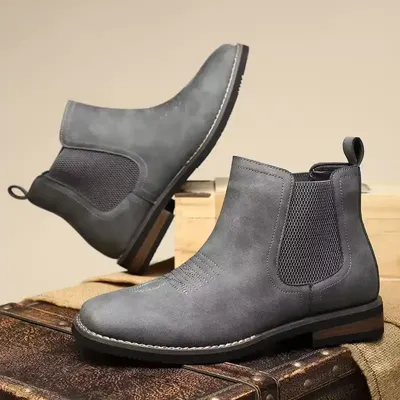 Men's Chelsea Imitation Leather Mid-Calf Boots 