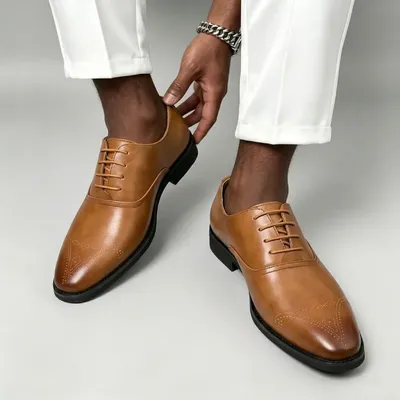  New Arrival Men Dress Shoes Large Size Casual Business Wedding Leather Shoes Formal Shoes