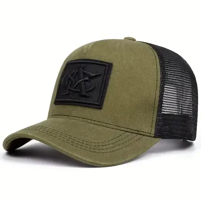 American retro CA embroidered suede baseball cap, 