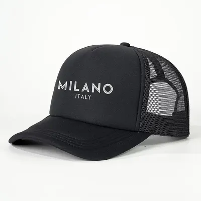Italy Sponge Mesh Hat Retro Adjustable