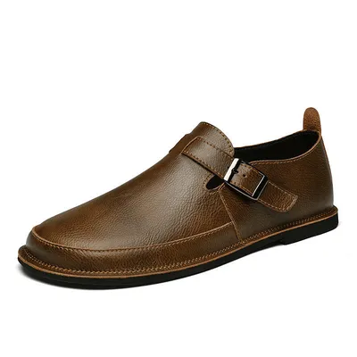 Penny Loafer Flats Microfiber Leather