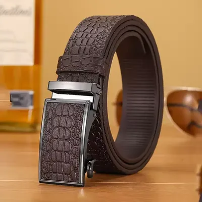 Automatic Belt crocodile Cowhide Highend Belt 