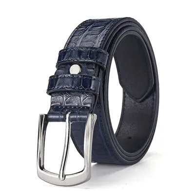 New Mens Belt Fashionable Crocodile-Grain Design Business belt