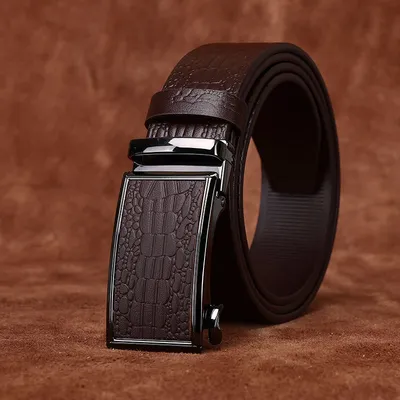 High-end Business alligator Embossed Belt Men's