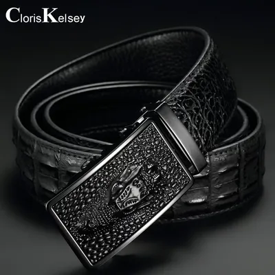  crocodile pattern Belt Men's belt