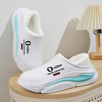 Couple's Cotton Shoes Winter New Style Outer Wearing Warm Thick-soled Men's Shoes 