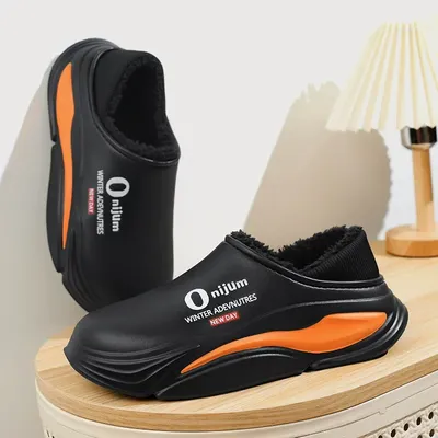 Couple's Cotton Shoes Winter New Style Outer Wearing Warm Thick-soled Men's Shoes 