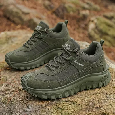 Large size workwear thick-soled sneakers,