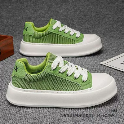 thick-soled casual running shoes,