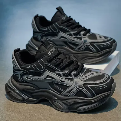 Plus-size men's chunky sneakers