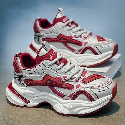 Plus-size men's chunky sneakers