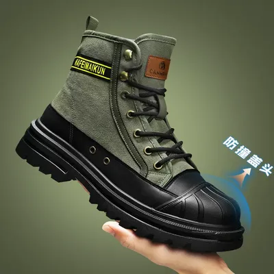 waterproof outdoor tooling casual men's big toe boots
