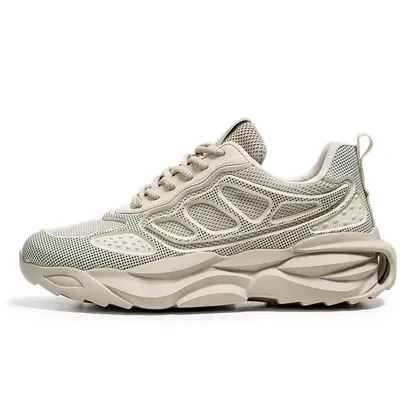 Mesh Surface Casual White Torre Shoes
