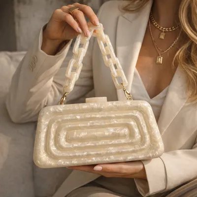 ACRYLIC EVENING BAG
