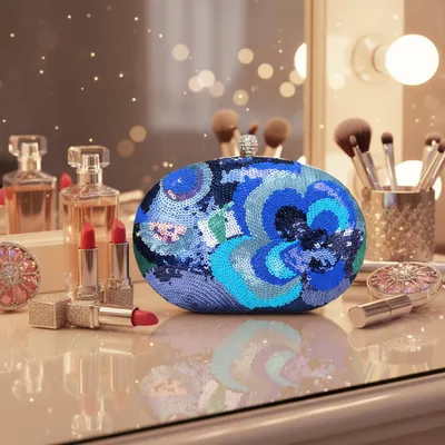 Embroidery Sequins Dinner Bag