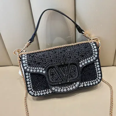 RHINESTONE-EMBELLISHED BAG 