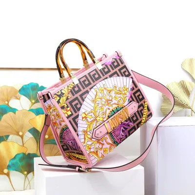 PU Printed Multiple Prints Bag