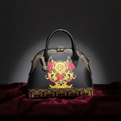 Zipper Closure Durable Shoulder Strap Handbag 