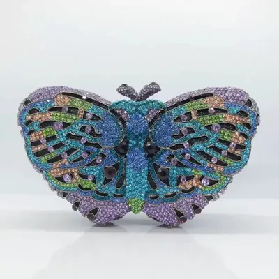 FULL CRYSTALS WEDDING BRIDAL BAG