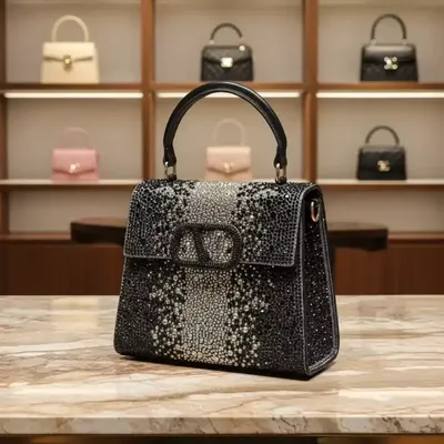 DIAMOND-ENCRUSTED BAG