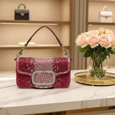 RHINESTONE CLUTCH PARTY BAG