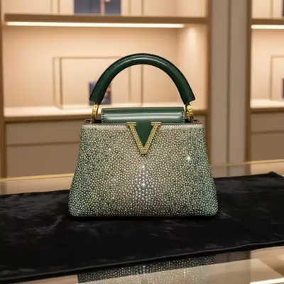 RHINESTONE DESIGNER HANDBAG