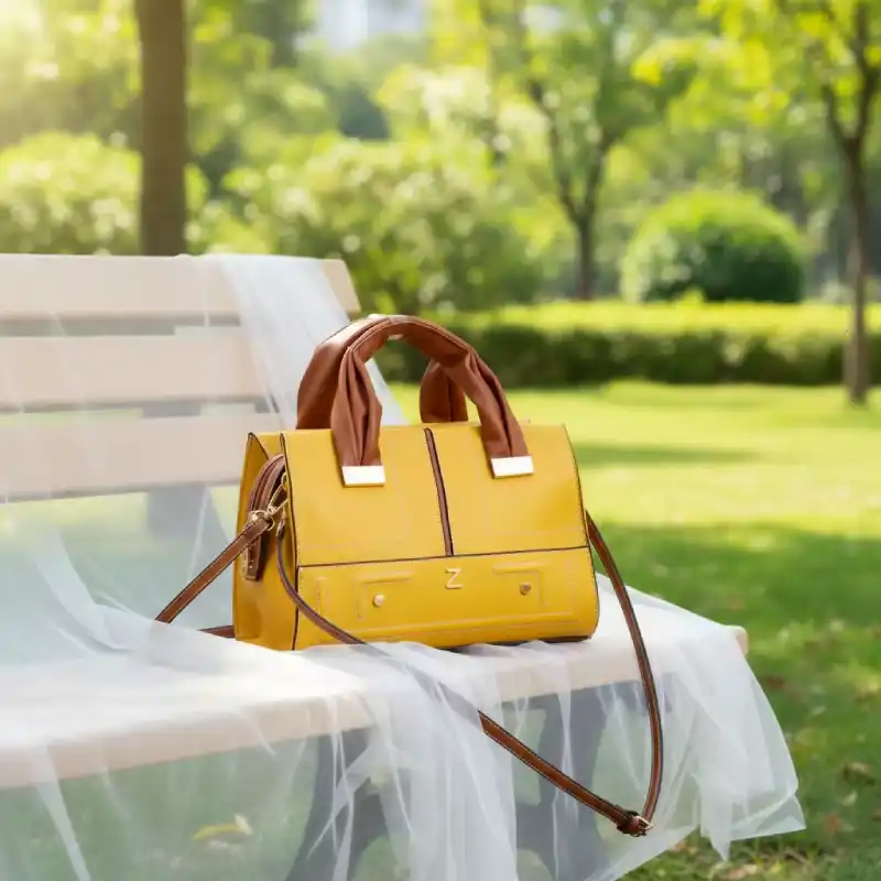 SOFT PU LEATHER SHOULDER BAG