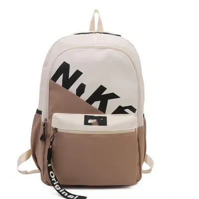 BLOCKED PRINTED BACKPACK