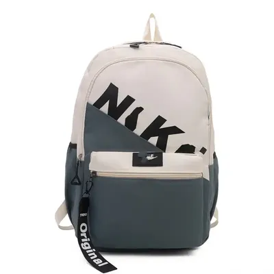 BLOCKED PRINTED BACKPACK