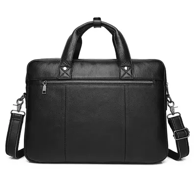 GENUINE LEATHER LAPTOP BRIEFCASE