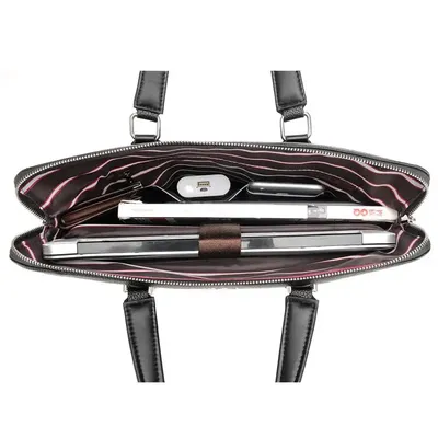 PU LEATHER BRIEFCASE BAG