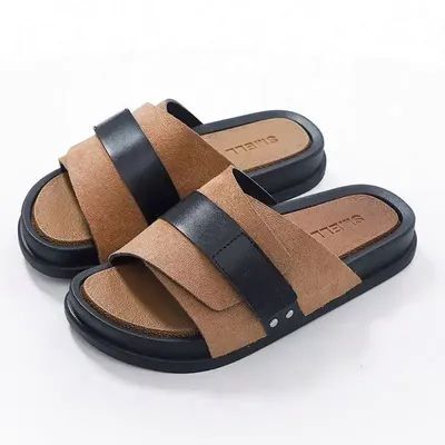 PU LEATHER SLIPPERS 