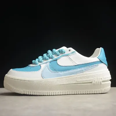 NIKE AIR FORCE WHITE BALTIC BLUE 1:1