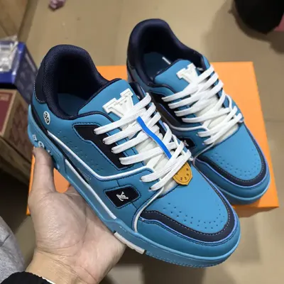 LOUIS VUITTON SNEAKER BLUE -WHITE 1:1