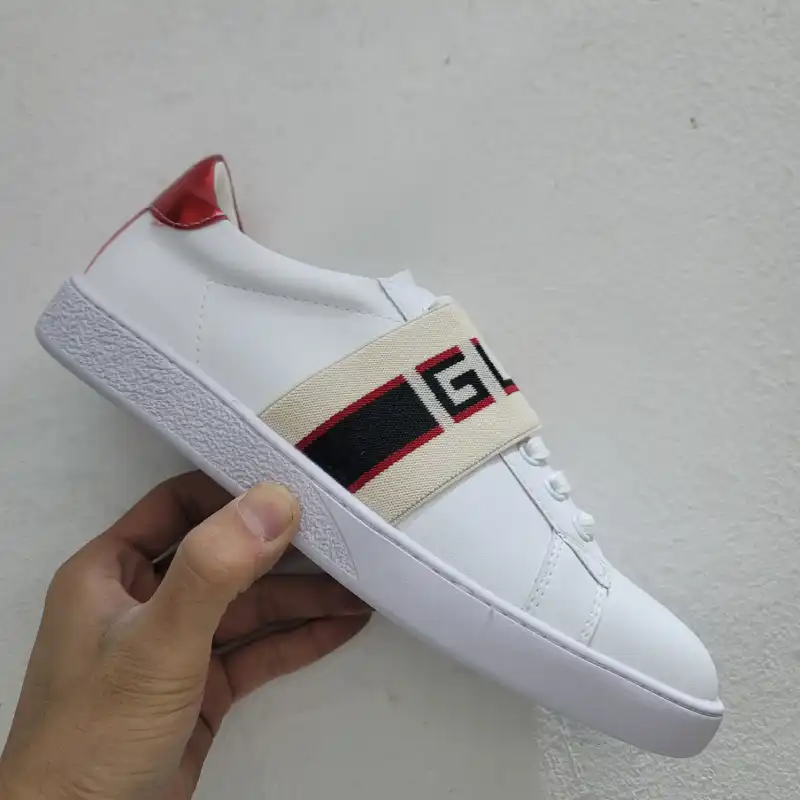 GUCCI LEATHER SNEAKER WHITE/BEIGE/RED/BLACK 1:1