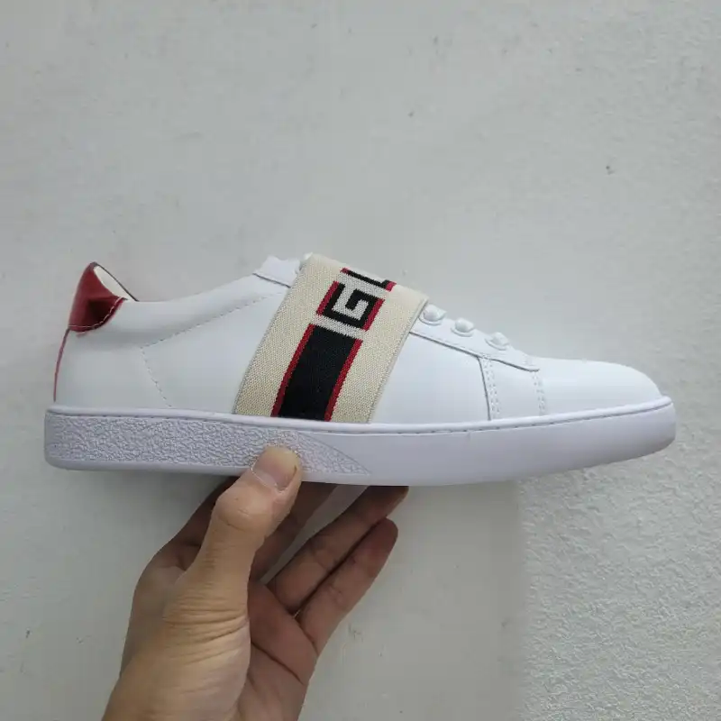 GUCCI LEATHER SNEAKER WHITE/BEIGE/RED/BLACK 1:1