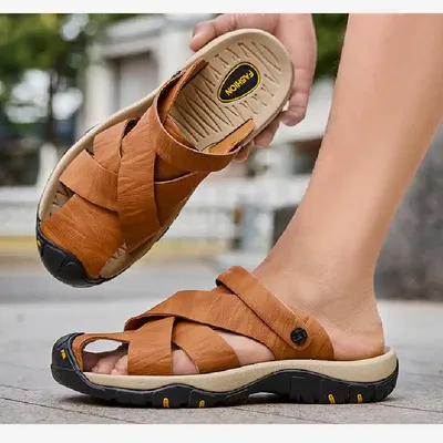 MEN'S CASUAL LEATHER SANDALS