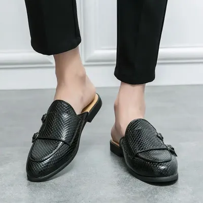 BRITISH STYLE HALF SHOE SANDAL