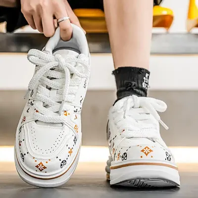 FASHION PRINT CASUAL BOARD SHOES