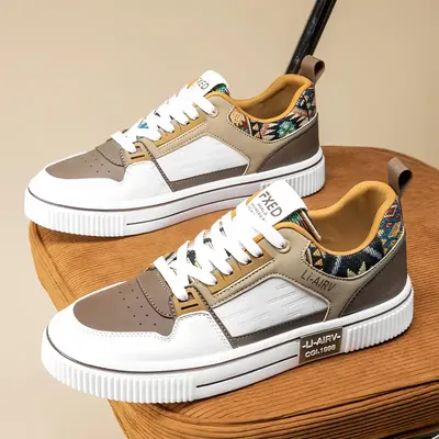 VINTAGE ETHNIC CASUAL SNEAKERS