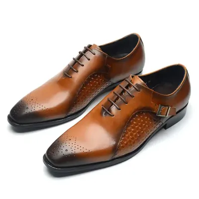 MEN WEDDING LEATHER SHOES