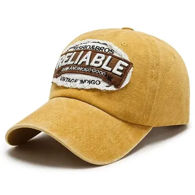 COTTON DENIM BASEBALL CAP