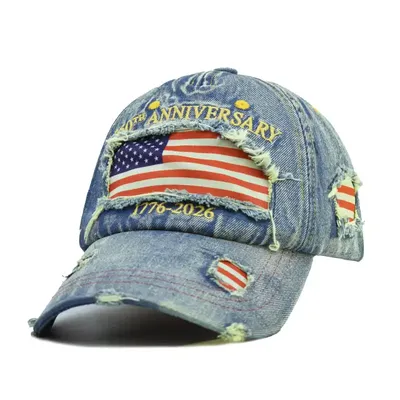 DISTRESSED BASEBALL CAP