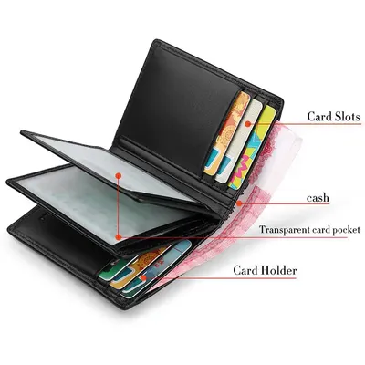 COW LEATHER MEN'S WALLET
