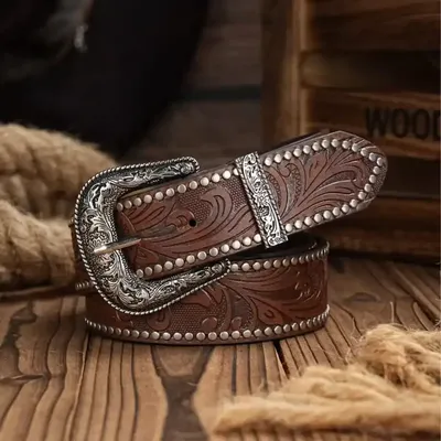 MEN WESTERN COWBOY BELT