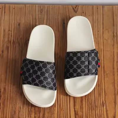 PU LEATHER SLIDE SANDAL