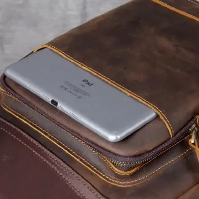 GENUINE LEATHER BACKPACK