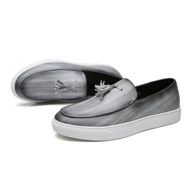 MEN'S REAL COW TOP LEATHER LOAFERS