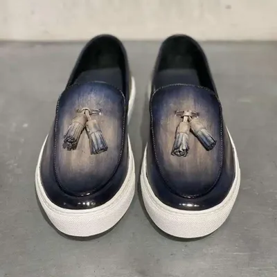 MEN'S REAL COW TOP LEATHER LOAFERS