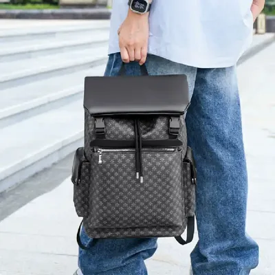 MEN'S FASHION ZIPPER BACKPACK 